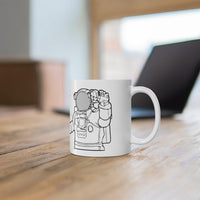 Load image into Gallery viewer, Don&#39;t Mind Me I&#39;m Just Medicating Until I Can Tolerate You Astronaut Mug
