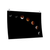 Load image into Gallery viewer, Moon Cycle Arc Poster, Premium Matte.
