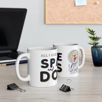 Load image into Gallery viewer, All I Care About is Space and Dogs Mug
