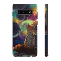 Load image into Gallery viewer, Space Fox Watercolor Painting Phone Case
