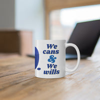 Load image into Gallery viewer, We Cans &amp; We Wills Space Cat Mug
