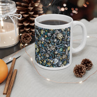 Load image into Gallery viewer, Rockets &amp; Moons Doodle Mug 11oz.
