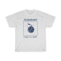 Load image into Gallery viewer, Astronomy Makes Me Happy tee
