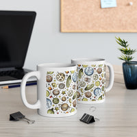 Load image into Gallery viewer, Planets &amp; Stars Doodle Mug 11oz.
