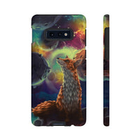 Load image into Gallery viewer, Space Fox Watercolor Painting Phone Case
