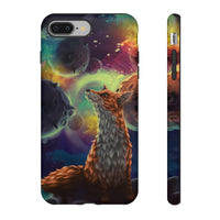 Load image into Gallery viewer, Space Fox Watercolor Painting Phone Case
