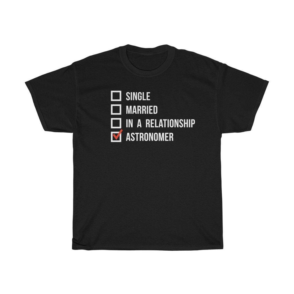 Astronomer Relationship Status Shirt black
