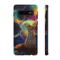 Load image into Gallery viewer, Space Fox Watercolor Painting Phone Case
