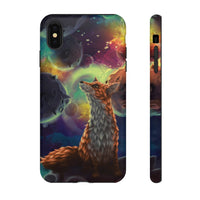 Load image into Gallery viewer, Space Fox Watercolor Painting Phone Case

