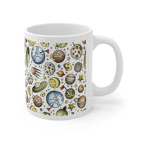 Load image into Gallery viewer, Planets &amp; Stars Doodle Mug 11oz.
