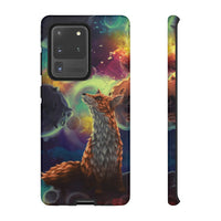 Load image into Gallery viewer, Space Fox Watercolor Painting Phone Case
