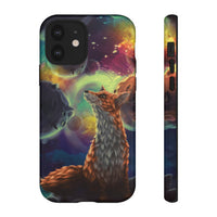 Load image into Gallery viewer, Space Fox Watercolor Painting Phone Case
