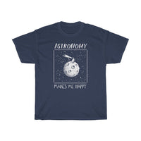 Load image into Gallery viewer, Astronomy Makes Me Happy tee shirt
