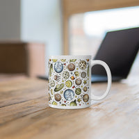 Load image into Gallery viewer, Planets &amp; Stars Doodle Mug 11oz.

