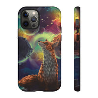Load image into Gallery viewer, Space Fox Watercolor Painting Phone Case
