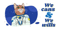 Load image into Gallery viewer, We Cans &amp; We Wills Space Cat Mug
