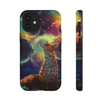 Load image into Gallery viewer, Space Fox Watercolor Painting Phone Case

