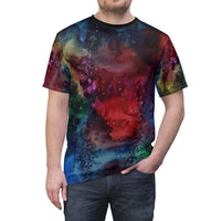 Load image into Gallery viewer, Painted Galaxy AOP Tee
