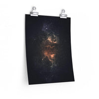 Load image into Gallery viewer, Golden Nebula Poster, Premium Matte Finish.
