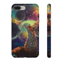 Load image into Gallery viewer, Space Fox Watercolor Painting Phone Case
