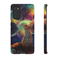 Load image into Gallery viewer, Space Fox Watercolor Painting Phone Case
