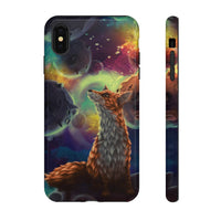 Load image into Gallery viewer, Space Fox Watercolor Painting Phone Case
