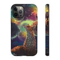 Load image into Gallery viewer, Space Fox Watercolor Painting Phone Case
