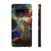 Load image into Gallery viewer, Space Fox Watercolor Painting Phone Case
