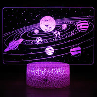 Load image into Gallery viewer, Multi-Color Solar System Night Light - Space Curios

