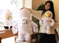 Load image into Gallery viewer, Plush Astronaut and Rocket Ship Stuffed Toys
