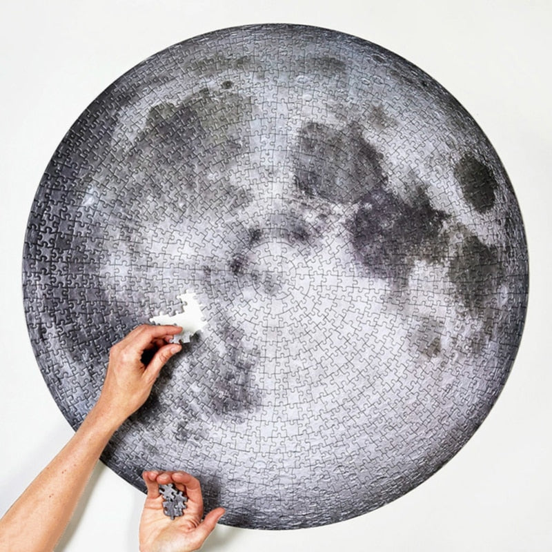 Moon Jigsaw Puzzle, 1000 Pieces [HOURS OF FUN AT HOME].