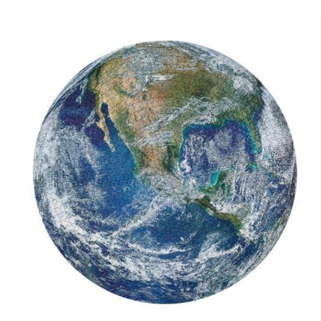 Earth Over North America Jigsaw Puzzle, 1000 Pieces [HOURS OF FUN AT HOME].