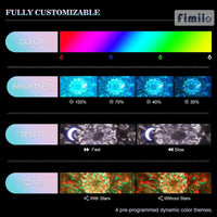 Load image into Gallery viewer, Galaxy Light Projector With Moving Patterns
