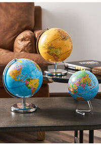 Load image into Gallery viewer, Rotating Colored Globe [CLASSY DESKTOP MODEL].
