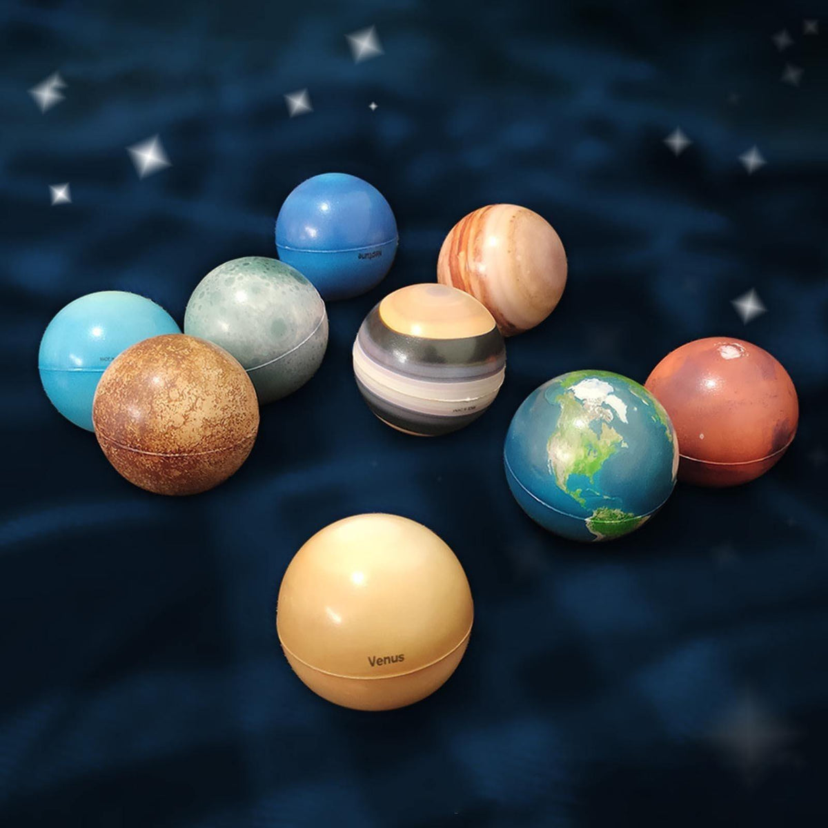 Educational Solar System Stress Balls
