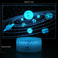 Load image into Gallery viewer, Multi-Color Solar System Night Light - Space Curios

